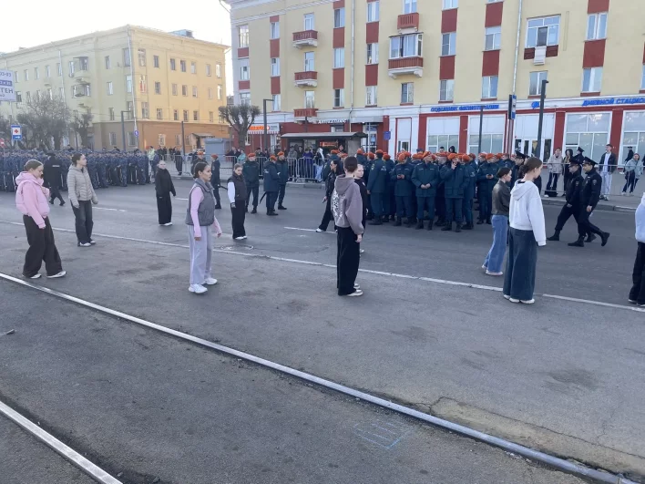 Репетиция музыкального номера.