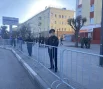 Для репетиции перекрыли часть дороги.