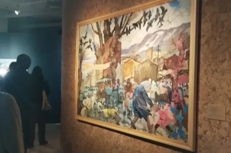 В 80-х, когда чувствуется ветер перемен, в волжских картинах появляются тревожные мотивы. В 90-х начинается гротеск.