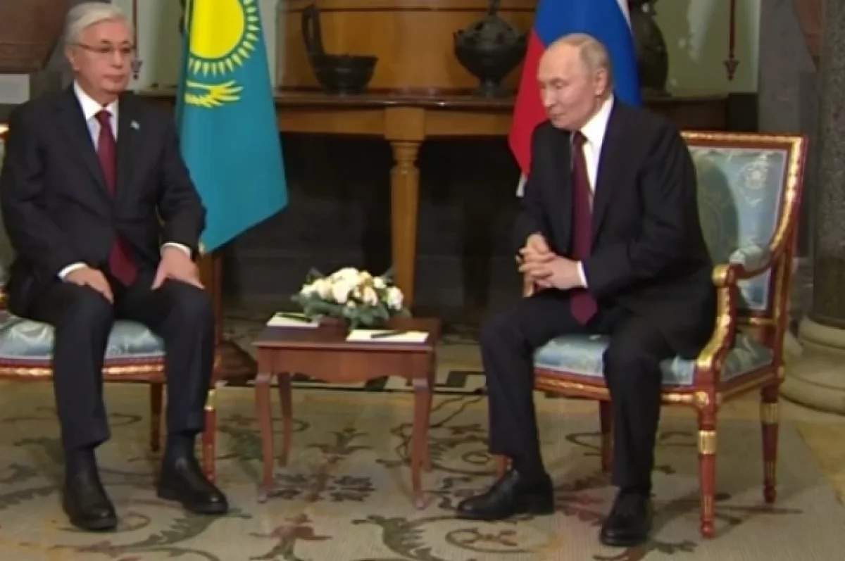 Токаев назвал визит Путина в конце мая в Астану ключевым событием года