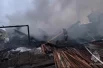 На момент прибытия пожарных наблюдалось открытое горение с угрозой распространения на соседние строения.