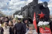 На железнодорожный вокзал станции Пенза-1 «Паровоз Победы» прибыл в субботу, 2 мая.