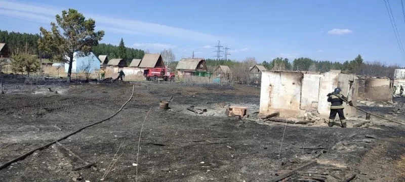 Многие участки в дачном поселке были заброшены.