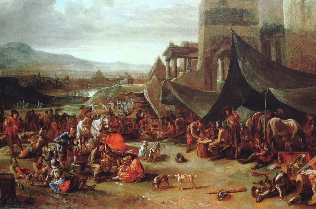 «Разорение Рима в 1527 году», Иоганн Лингельбах.