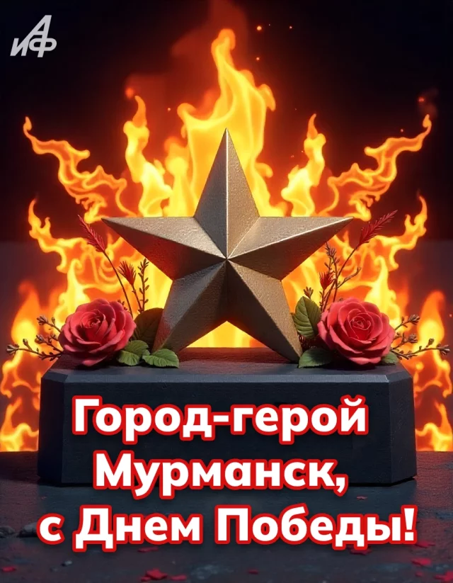 город-герой Мурманск День Победы 9 мая