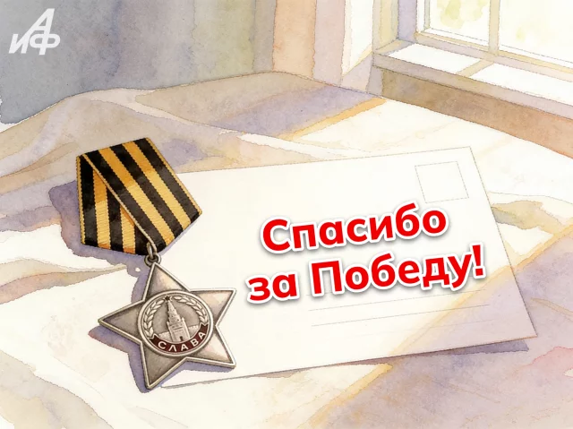 9 мая День Победы открытка для коллег