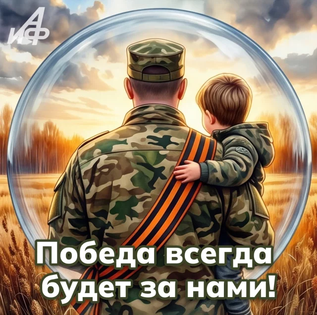 открытка с Днем Победы 2026 для поздравления близких