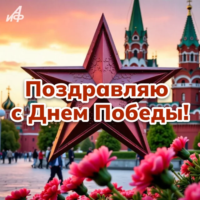 открытка с Днем Победы 2026 для поздравления близких