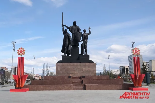  Пермь украсили к 9 Мая.