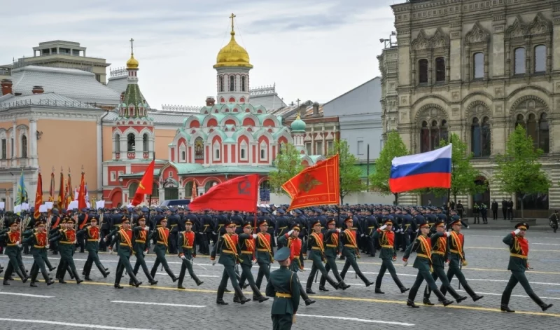 Военный парад в Москве в честь 81-й годовщины Победы в Великой Отечественной войне.