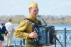 У Ангары звучали песни военных лет.