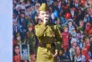 На сцене звучали военные песни в исполнении учеников школ региона.
