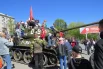 Танк Т-34 после парада.
