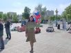 Военную форму тех лет примерили на себя как дети, так и взрослые.