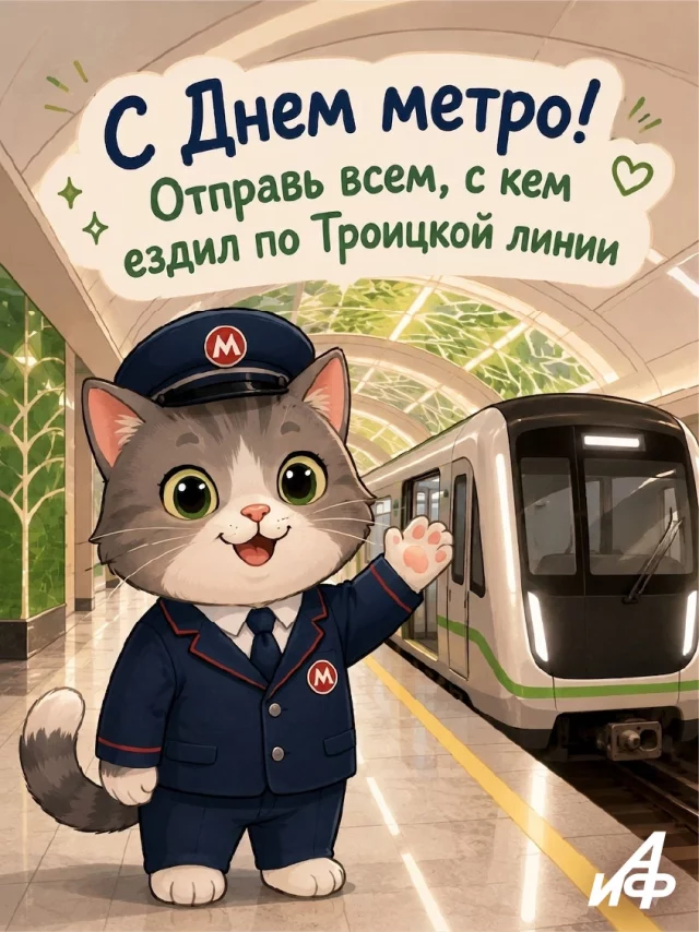 картинка метро Москвы Троицкая линия