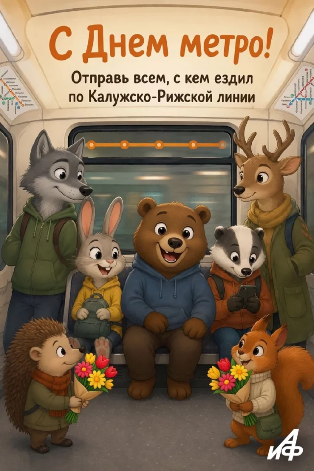 картинка метро Москвы Калужско-Рижская линия