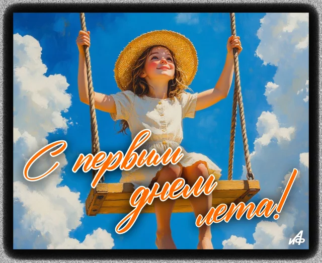 красивая открытка с началом лета