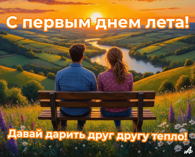 1 июня красивая открытка