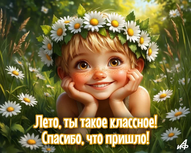 1 июня красивая открытка