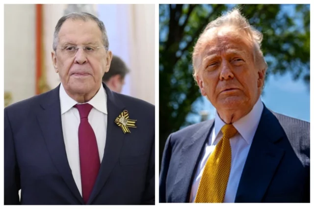 Сергей Лавров и Дональд Трамп.