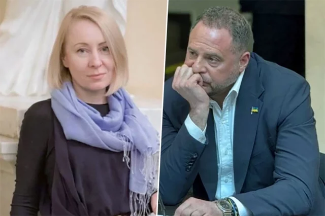 Вероника Аникиевич и Андрей Ермак. 