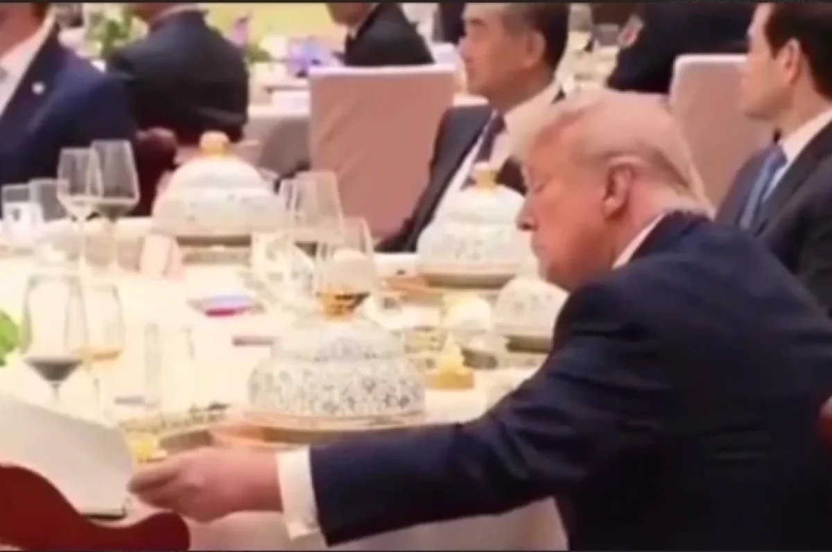Трамп подсмотрел меню Си Цзиньпина на официальном ужине