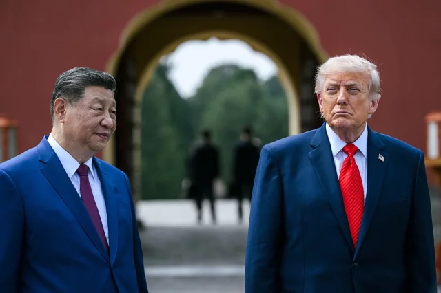 Дональд Трамп и Си Цзиньпин. 