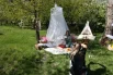 Гости участвовали в фотосессиях.