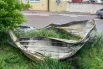 Крыша заправки, которая пролетела пару километров. 