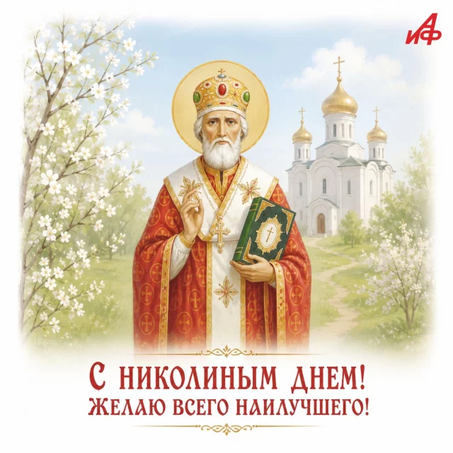 Открытка с днем Николая Угодника