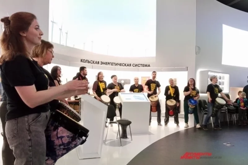 В краеведческом музее выступили барабанщики DrumTamTam.