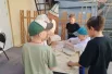 Изготовление муки примитивными жерновами. Булки растут не на деревьях.