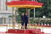 Президент РФ Владимир Путин и председатель КНР Си Цзиньпин во время встречи в Пекине.
