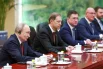 Президент РФ Владимир Путин во время беседы в Доме народных собраний в Пекине. 