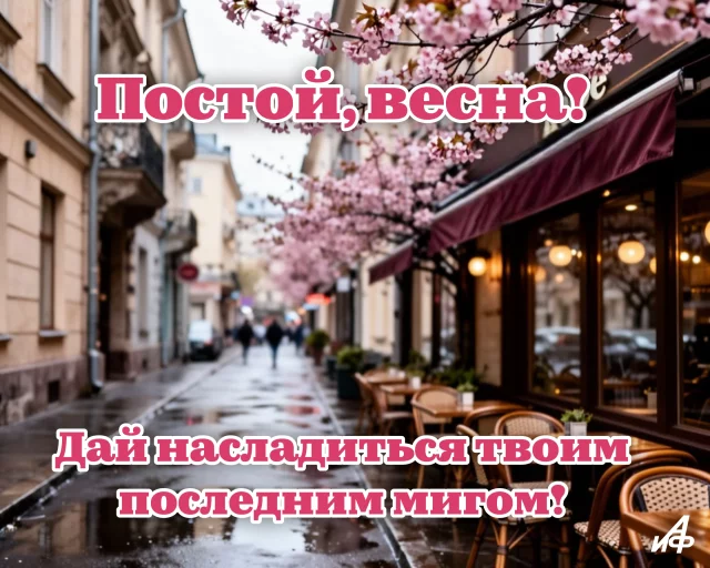 Открытка с последним днем весны и красивыми цветами