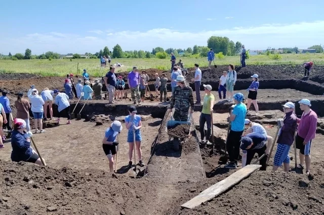 Раскопки Наровчатского городища.