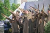 Частью театрализованного выступления стала историческая постановка.