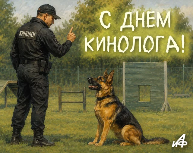 день кинолога открытка с собакой