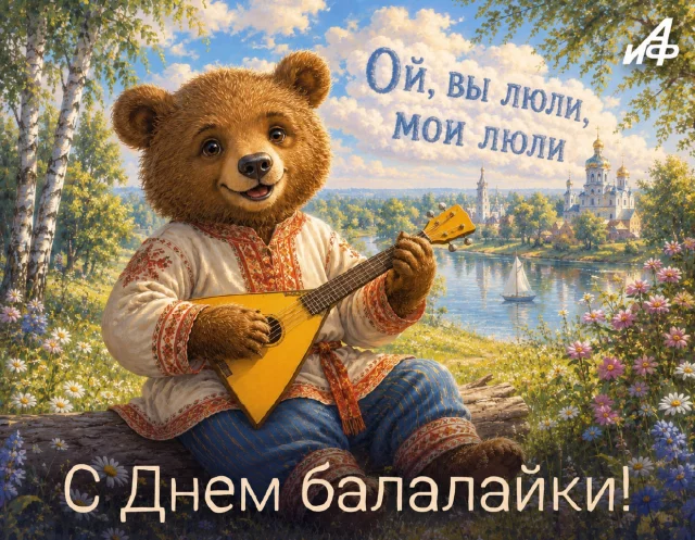 день балалайки открытка 23 июня