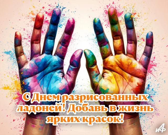 открытка день разрисованных ладоней