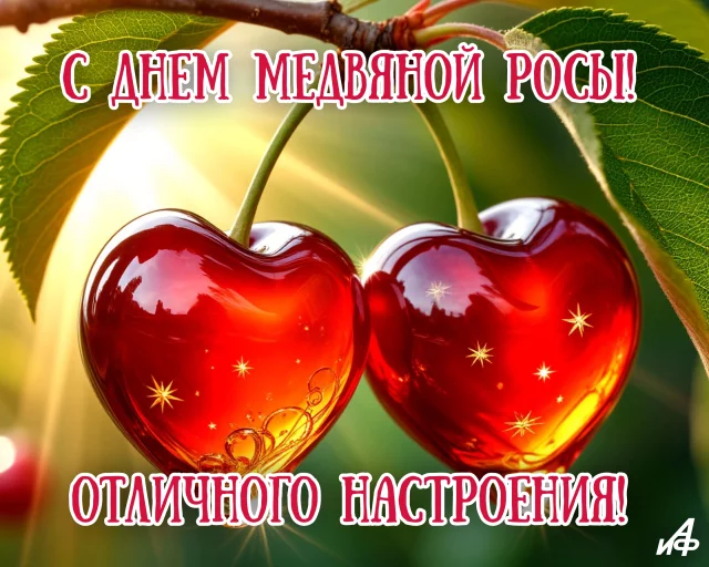 7 июня с днем медвяной росы открытка