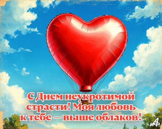 день неукротимой страсти 11 июня открытка