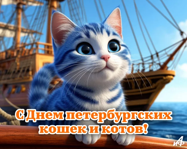день петербургских котов и кошек красивая открытка