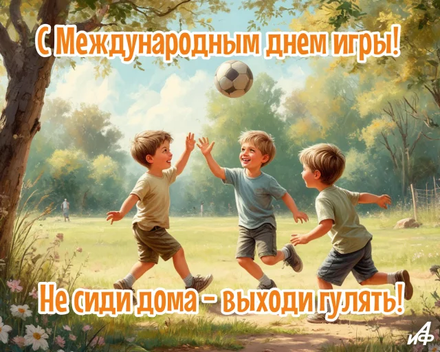 с международным днем игры открытка 11 июня