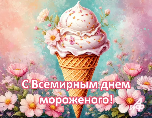 открытка всемирный день мороженого