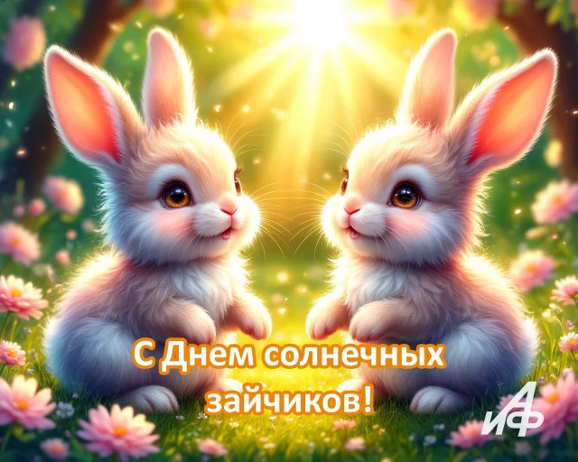 день солнечных зайчиков открытка