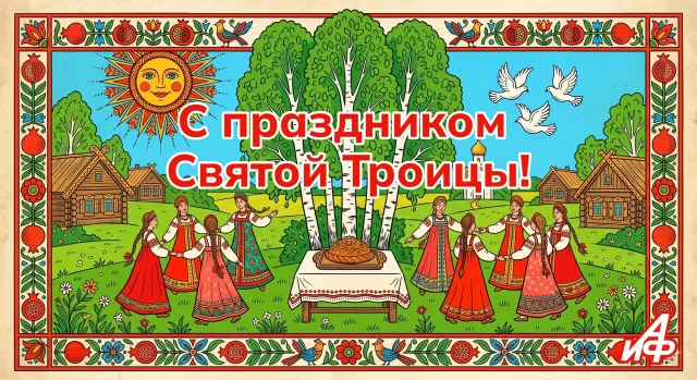 красивые открытки с троицей