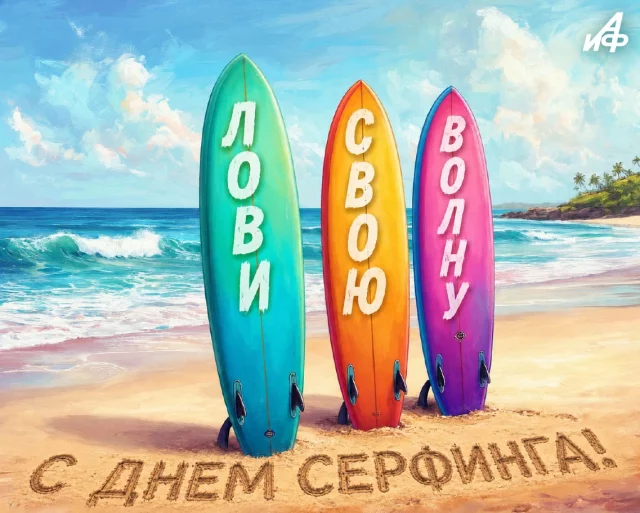 25 июня день сефинга открытка