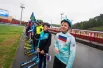Молодые спортсмены сделали круг почёта по биатлонному центру.