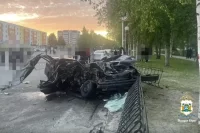 Фото с места ДТП.